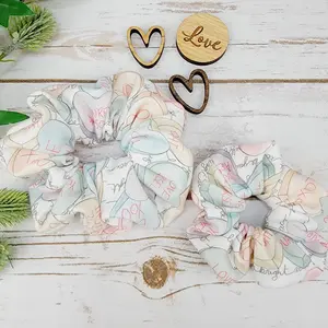Conversation Hearts Mommy and Me Scrunchies