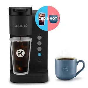 Keurig K-Express Essentials Plus, Iced and Hot Single-Serve K-Cup Pod Coffee Maker, Black