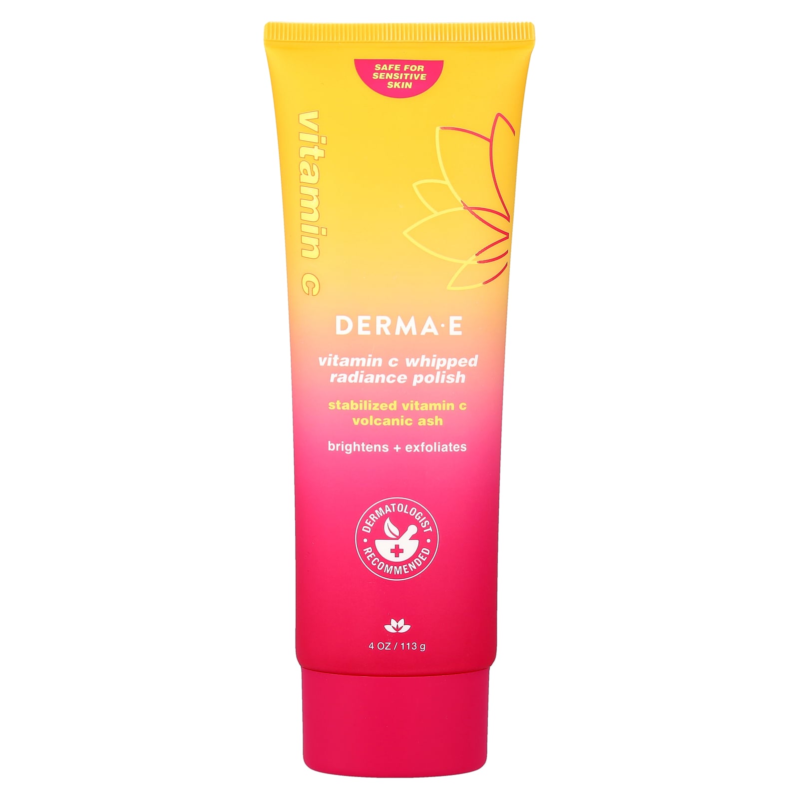 DERMA E Vitamin C Whipped Radiance Polish, For All Skin Types, 4 oz (113 g)