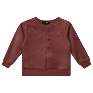 Velour And Rib Combo Uni Top