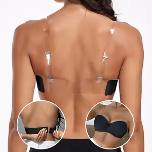 Summer new Women's Non-slip Half cup Strapless bra, Removable Straps, Multi-Wear Style, Invisible Design, Comfortable and not tight