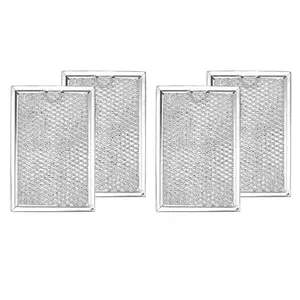 4PCS Microwave Filter Replacement for GE WB06X10309/ WB06X10359 Microwave Vent Filter Icrowave Grease Filter