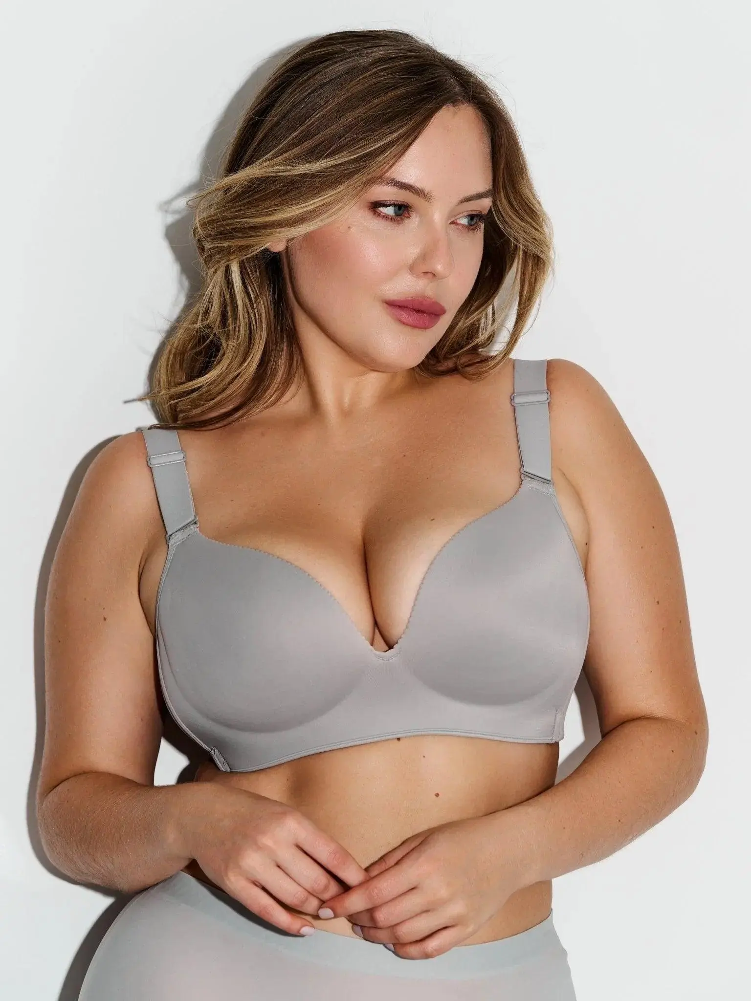 ILARIA SculptEase Wireless Full Coverage Bra - Dove Seamless Lift and Support