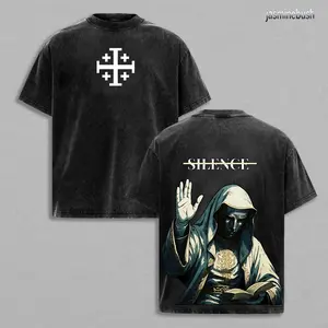 Baldwin IV "Leper King" T-Shirt: Vintage Medieval Crusader Cross Tee Round Neck Streetwear