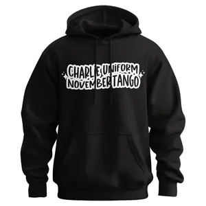 Charlie Uniform November Tango Hoodie - Women's Pullover Hoodie - Long Sleeve - Casual