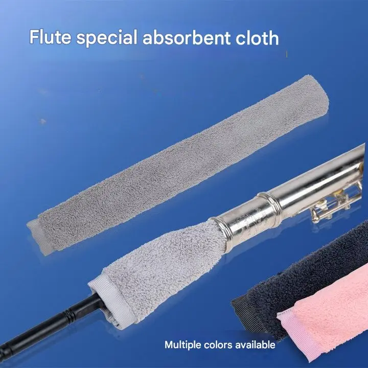 Flute Wiping Cloth Soft Special Absorbent Cloth for Flute Cleaning Available in Multiple Colors