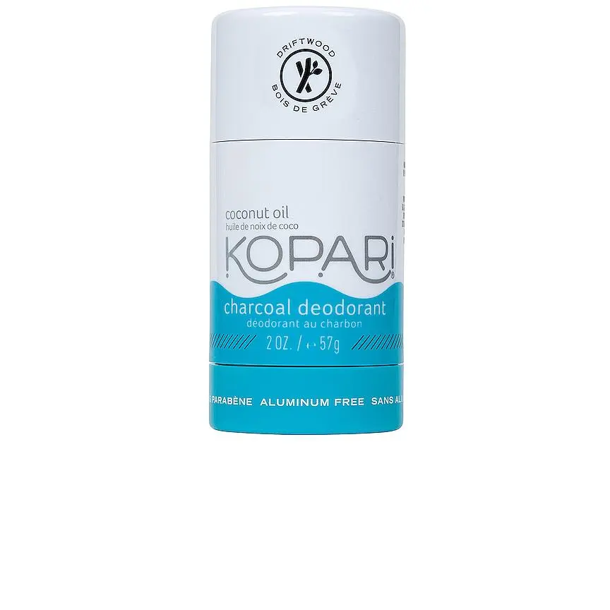 Kopari Natural Aluminum-Free Charcoal Deodorant Driftwood Kopari Natural Aluminum-Free Charcoal Deodorant Driftwood