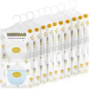 GG Moisture Absorber Packets, Fragrance Free(10 Pack), Humidity Packs, Hanging Closet Dehumidifier Bags, Desiccant 9.8OZ