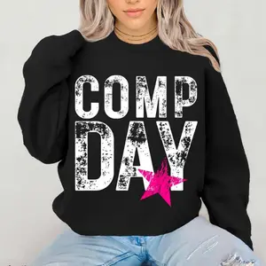 COMP DAY Custom Star Crewneck Sweatshirt