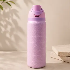 Owala Pearlescent Pink 32oz Insulated Stainless Steel Water Bottle with Straw, Leakproof Vacuum Flask for Sports, Travel & Outdoor Use