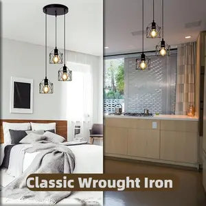 Nordic Simple E27 Pendant Light Fixture, Corridor Hallway Balcony Entrance Modern Creative Vintage Coffee Shop Restaurant Bar Industrial Iron Decor
