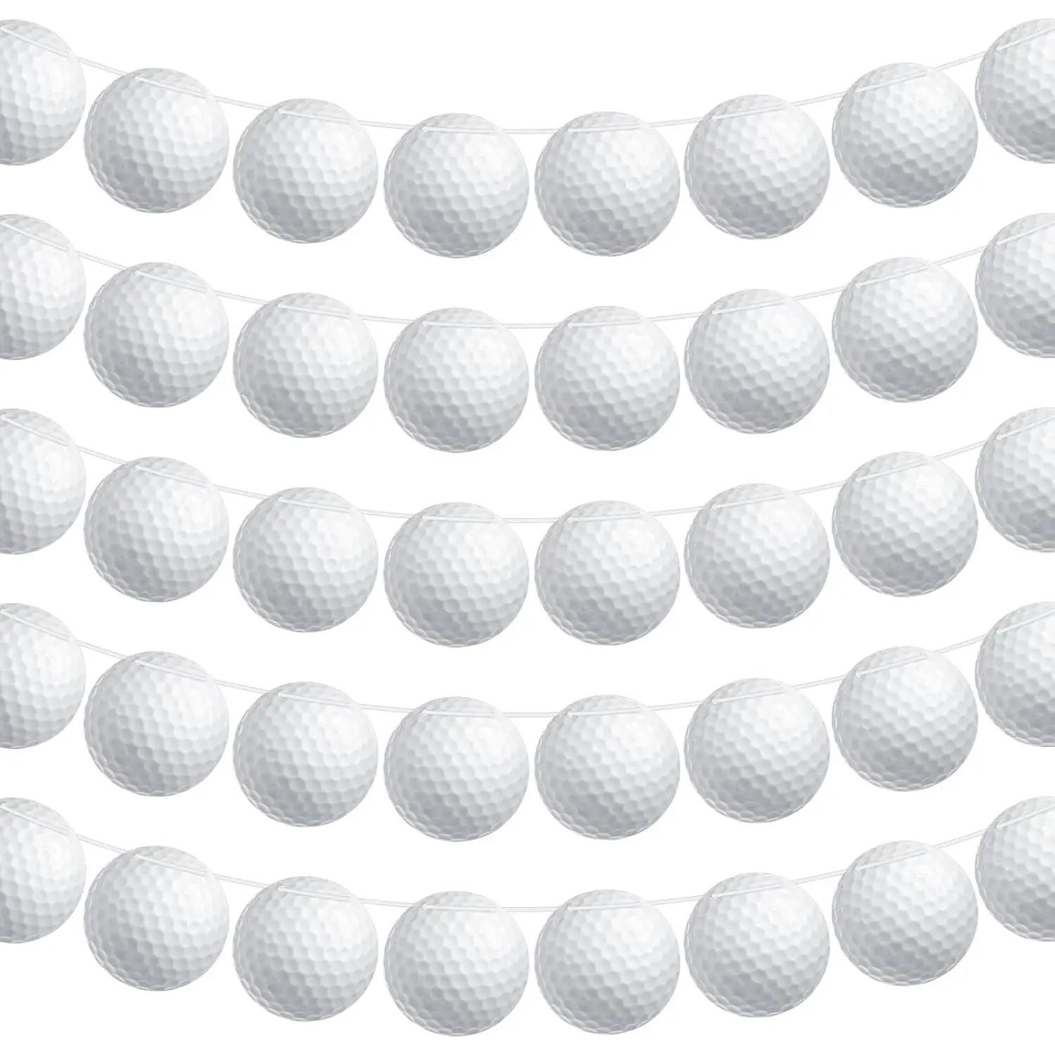 5 count Golf Party Decorations Party Supplies Banners Bunting  Banners Paper Garlands for  Theme Birthday(Golf Style)
