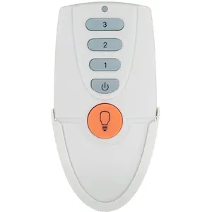Anderic FAN51TW Replacement Ceiling Fan Remote Control for Hampton Bay and others - FAN-51T - White