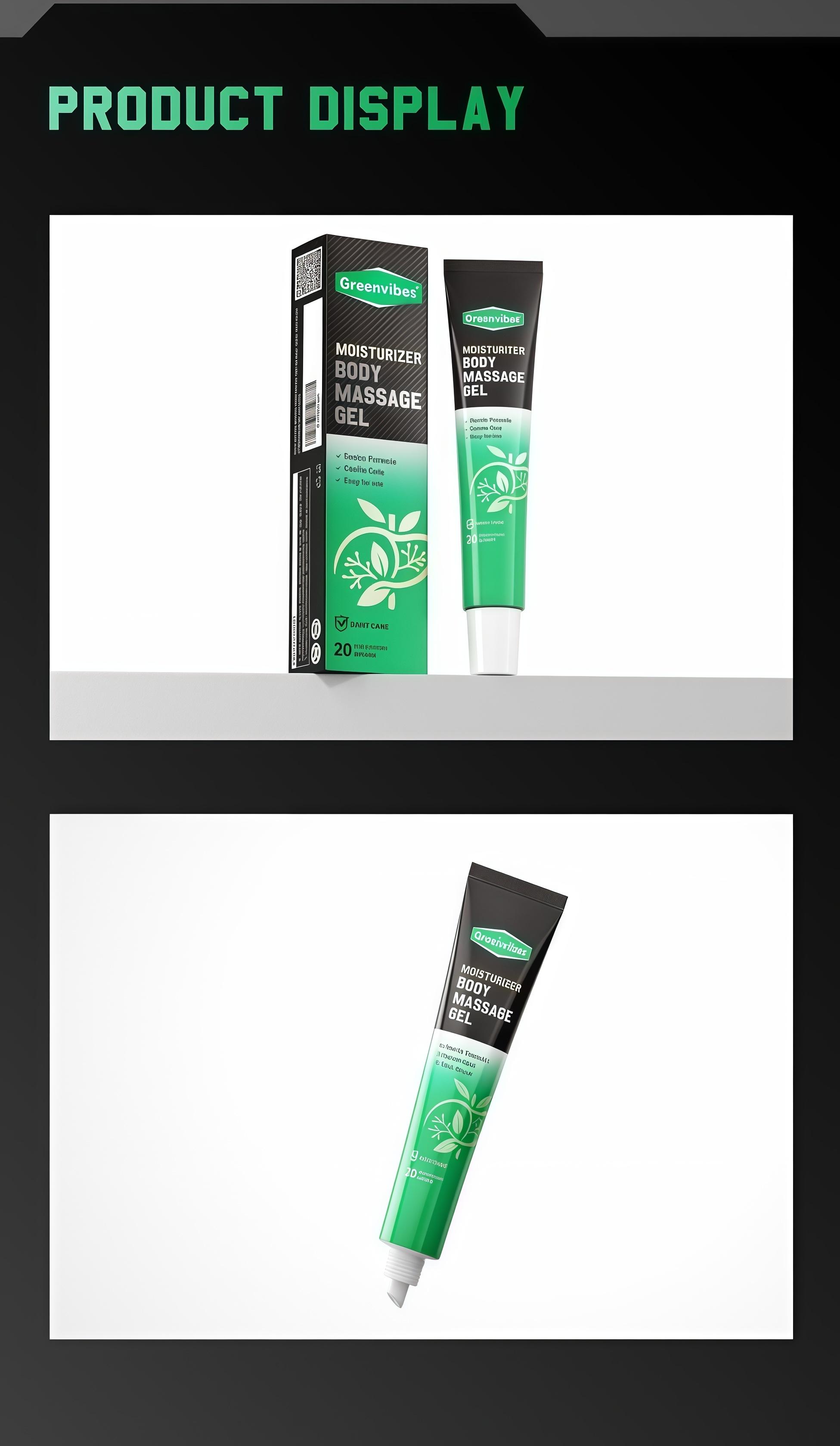 Greenvibes 1 Men's Care Gel , 1/2/3/5PCS featuring herbal extracts for soothing and nourishing, is gentle and non-irritating. #Massage for men to relax and moisturize
