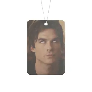 Damon Salvatore Eye Roll Funny TVD Meme Car Air Freshie Car Air Freshener Hanging Car Decoration