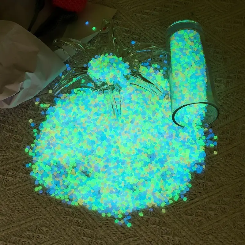 Artificial Luminous Stone, Glow In The Dark Pebble, Fluorescent Gravel For Garden Decor