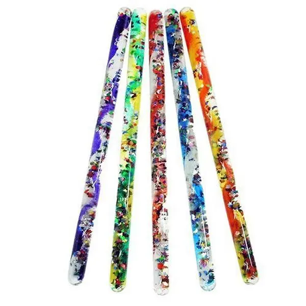Spiral Glitter Wand (5-Pack) Spiral Glitter Wand (5-Pack)