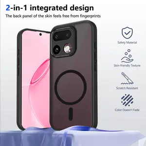 Realme 16 Pro Plus 5g Rmx5131 Case, Magsafe Wireless Charging, Silicone Bumper, Skin Feel Matte Back Cover Case, Anti-Drop Hard Shell Protector