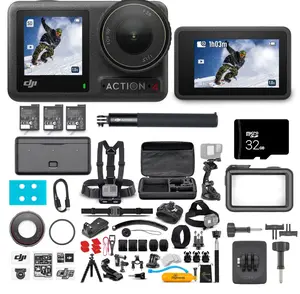 DJI Osmo Action 4 Camera Adventure Combo - WaterProof Action Camera With 50-In-1