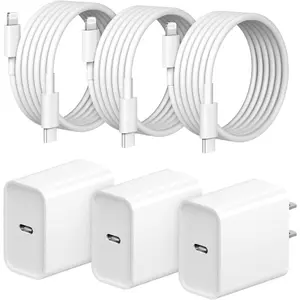20W USB C Wall Charger with 6FT Fast Charging Cable, Fast Charger Combo Compatible with iPhone 14/13/12/11/Pro/Pro Max