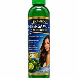 Bergamot Hair Growth Shampoo, Minoxidil-Enhanced- Bergamota con Minoxidil 16oz