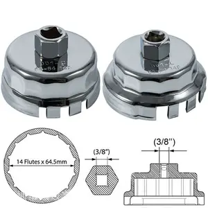 14 Flutes Oil Filter Cap Wrench Tool For Toyota Lexus Scion RAV4 Camry Tundra