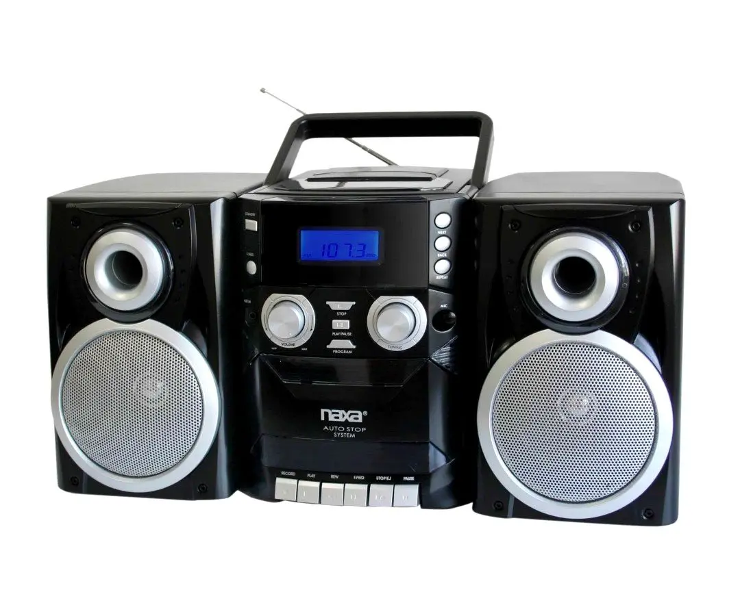 Naxa Portable CD Player with AM FM Stereo Radio Cassette Player and
