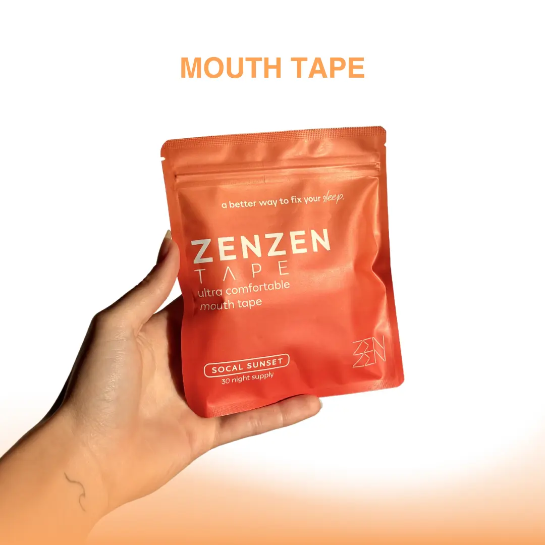 Zenzen Bamboo Silk Mouth Tape - Hypoallergenic, Non-Toxic, Anti-Snoring, Prevents Dry Mouth, Improves Sleep Quality