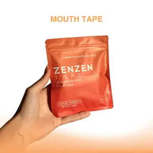 Zenzen Bamboo Silk Mouth Tape - Hypoallergenic, Non-Toxic, Anti-Snoring, Prevents Dry Mouth, Improves Sleep Quality