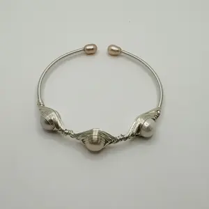 【Jewelry03】Freshwater Pearl Bangle