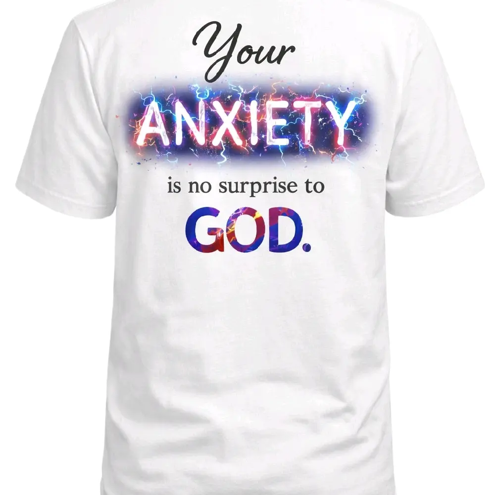POSITIVA TEE Anxiety white t-shirt