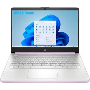 HP 14 inch Everyday Laptop Computer for Student & Business - AI-Powered 1-Y • Intel Quad-Core CPU • Ultra-Light • up to 32GB RAM/384GB SSD • Win 11 Home • Lavender