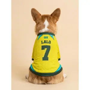 A Seleção Dog Soccer Jersey — Comfortable Mascot Football Vest
