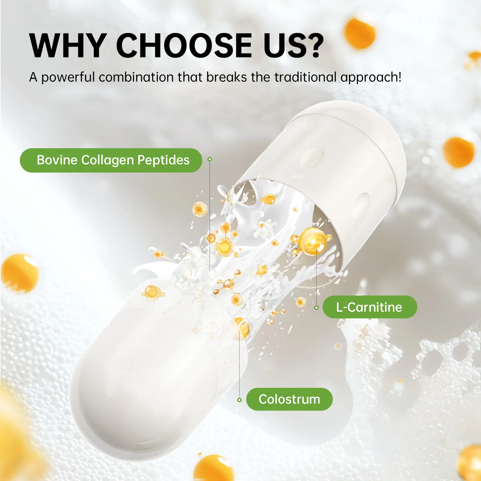 Crazy ViralDrBioCare Living Collagen L-Carnitine Complex Supplement, Grass  Fed Bovine Collagen Peptides, Bovine colostrum, Cinnamon extract, Mulberry  leaf extract, Non-GMO - TikTok Shop