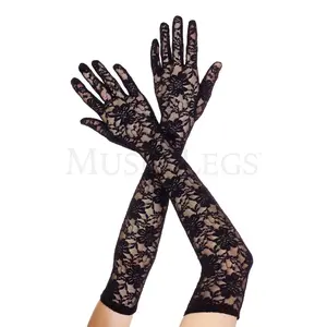 Extra long lace gloves, 464