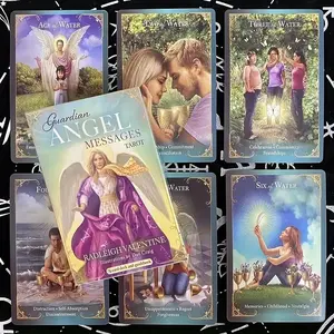 Guardian Angel Message Tarot Card, Angel Card Deck, 1 Set Portable Tarot Card, Multiplayer Interactive Card Game, Party Game Card, Fun Card Game for Teens, Tarot Card Decks