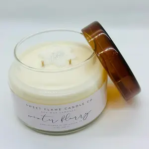 Holiday Candle - Winter Decor - Scented Candle - Christmas Candle - Soy Candle - Festive Home Decor - Freshener - Ornaments Star Traditional