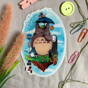 Totoro Ghibli Crew Sticker (Holo)