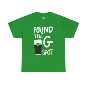 Found The G Shirt - Funny St. Patrick's Day T-shirt, Split The G Tee, Unisex Cotton Shirt
