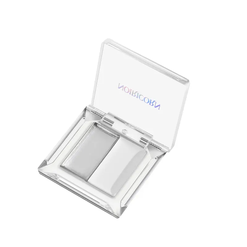 NOIRICORN Grip-It Duo Chrome Eyeshadow Primer - Crystal Clear, Lightweight, Waterproof Gel Base, Cruelty-Free, Comfortable, Crease-Proof, Long-Lasting Lock for Intense Matte, Glitter, Shimmer, Vibrant Holographic Eyeshadows (All Skin Tones)