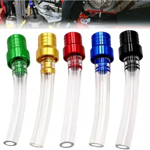 5PCS Motorcycle Gas Cap Gas Fuel Tank Cap Vent, Breathing Tube Hose Two-Way Fuel-Saving Breather Cap, Suitable For All Off-Road Motorcycles, ATVs.F-008-5S-5P