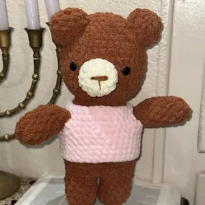 Cute brown Crochet Bear