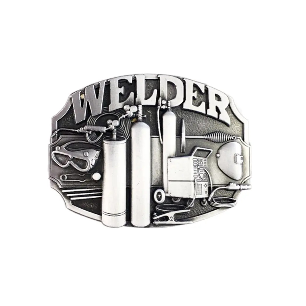 Vintage Style Welder Trades Tradesman Belt Buckle Vintage Style Welder Trades Tradesman Belt Buckle
