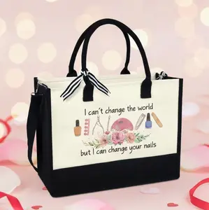 Funny Nail Tech Tote Bag - Nail Artist Gifts, Manicurist Gifts, Nail Salon Gift, Gift for Nail Artist, Nail School Gifts For Women TQN2185PTL