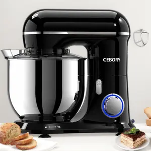 3-in-1 Stand Mixer, 6.5 QT Tilt-Head Kitchen Mixer, 10-Speed Electric Food Mixer with Dough Hook, Beater & Whisk, Mixing Bowl for Home Baking