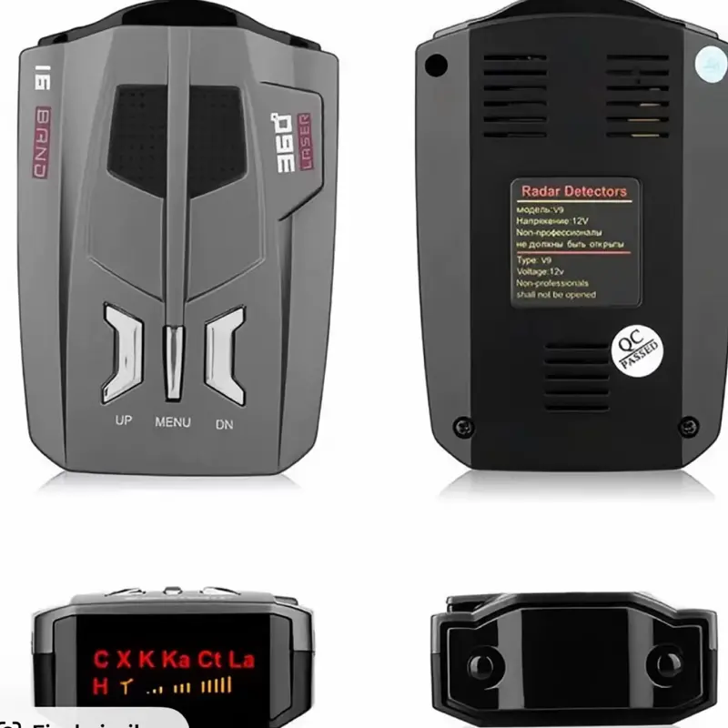 Police Radar Detector, Car-Mounted Speed Alert Device for Driver Safety Monitoring