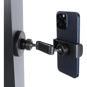 Gym  Phone Holder Mount Attach to Metal Surface, 360? Rotatable Heavy Duty  Phone Mount for Gym Workout Record, Compatible with , ,  Cell Phone