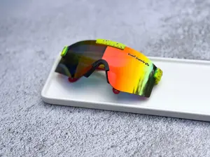 Yellow swell vipers w/ red & blue specks
