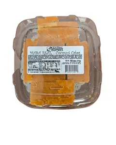 Central Pastries Masa Real Coconut Cake 18oz Snack Nata Rich Creamy Sandwich Made with Real Coconut Decadent Treat