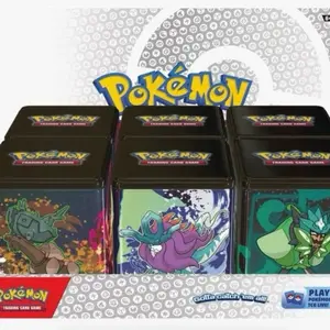Pokemon Stacking Tins: Treasures of Ruin-Paradox Pokémon-Ogerpon Display - Miscellaneous Cards & Pro